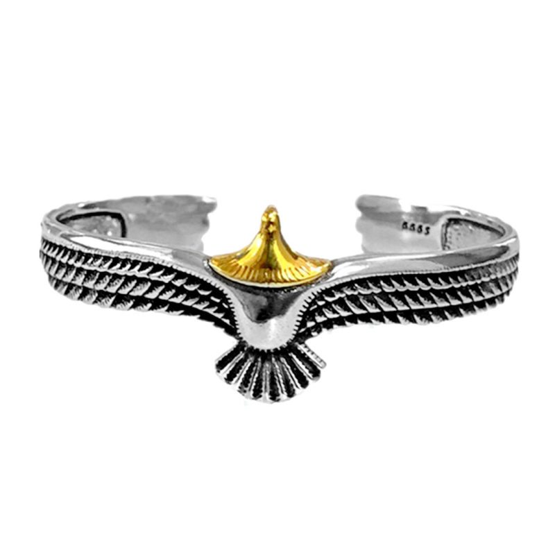 Viking Eagle Cuff Bracelet Valentines Day Gift For Boyfriend - Image 3