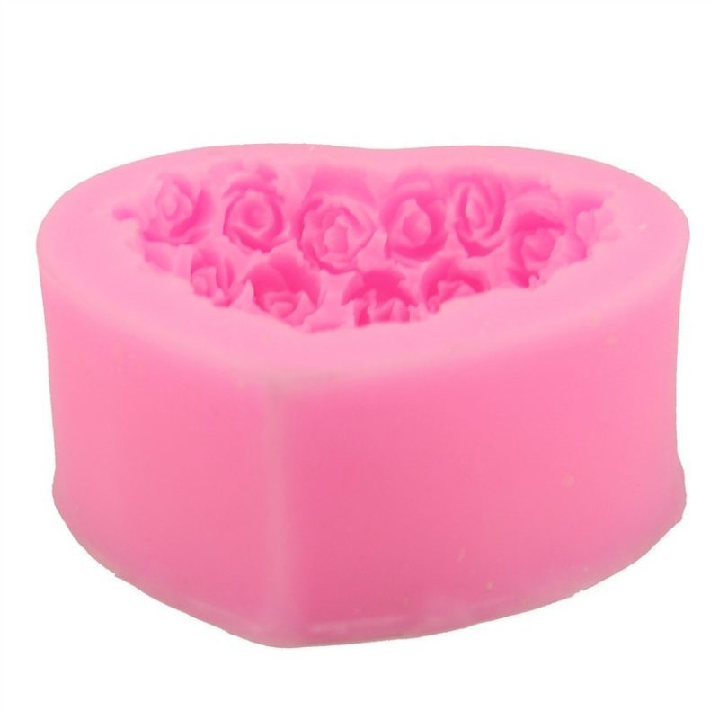 Valentines Day Gift Valentine's Day Love Rose Silicone Mould Home Supplies - Image 5