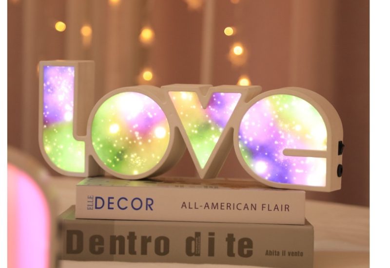 Valentines Day Decor LED LOVE Light Valentines Day Gift For Girlfriend Bithday Wedding Party Decoration Romantic Wedding Decor - Image 7