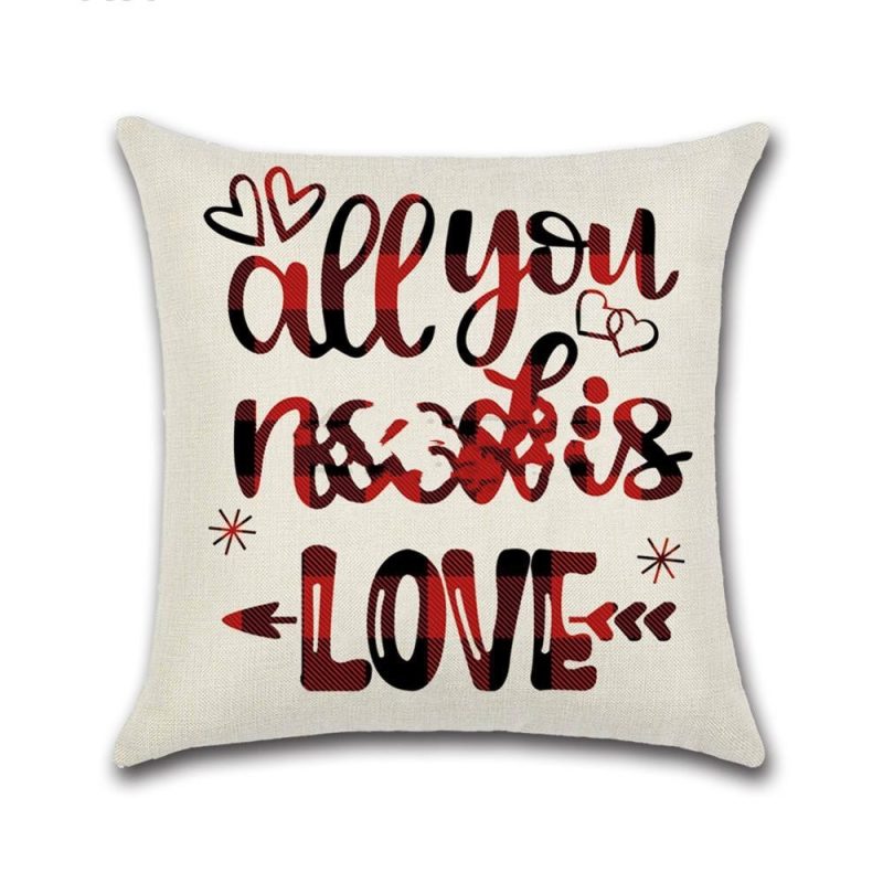 Valentines Day red pillowcase cushion cover - Image 2