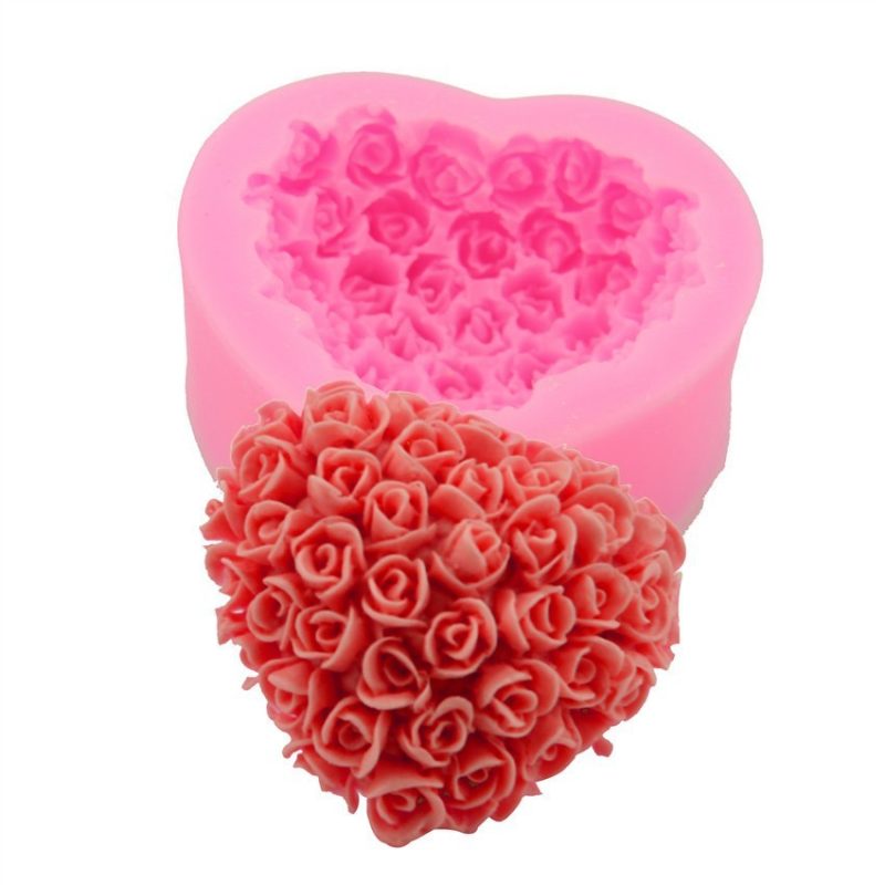 Valentines Day Gift Valentine's Day Love Rose Silicone Mould Home Supplies - Image 6